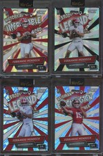(Lot Of 4) 2025 WC Comix Fernando Mendoza RED & MARBLE Rookies RC #'D /4 INDIANA