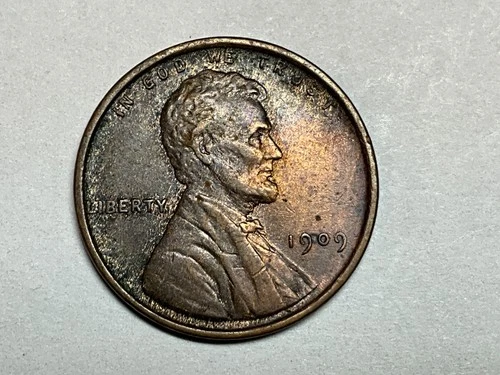 1909 VDB Lincoln Wheat Cent Good Details #1 See Photos