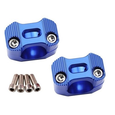 （AIF） Motorcycle HandleBar Handle Clamps Riser Fat Bar Mount 28mm1 1/8''Universal