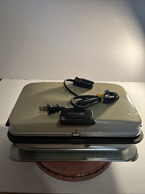 Vintage  Toastess Grill Model 575 Tan - Waffle Maker Griddle Never Used No Box