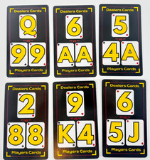 Blackjack Basic Strategy Flashcards for Beginners Casino Game Learning Cards NEW