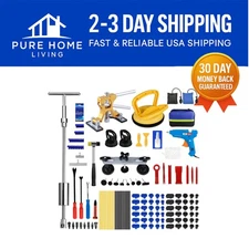 129-Piece Paintless Dent Repair Kit - Ergonomic Tools for Car Damage Solutions