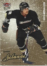 2008-09 Fleer Ultra - Teemu Selanne #105 Gold Medallion Anaheim Ducks