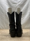 Dingo Black Leather Western Cowboy Boots Men's Size 12EW — photo 3