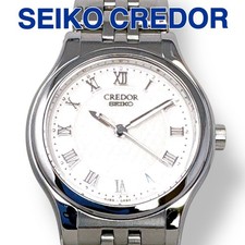 A4P Seiko Credor GSBA011 4J85-0A20 Silver Round Dial Ladies Watch gq5