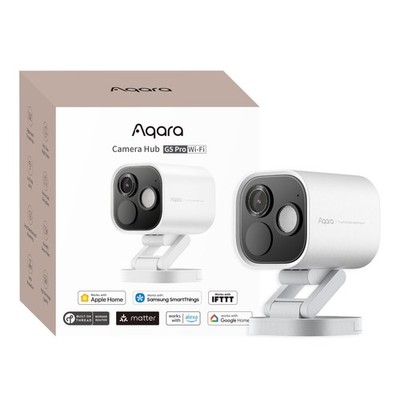 Aqara 4MP Camera Hub G5 Pro WiFi, True White - Wi-Fi Version (No PoE Support) 