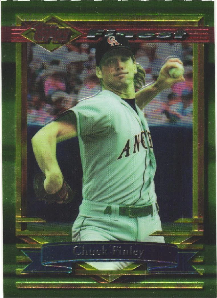 Chuck Finley trading card
