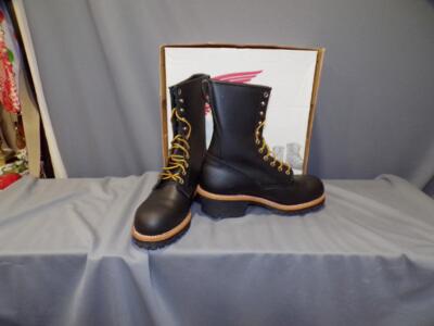 Redwing 2218 ロガーブーツ US8 26cm 黒 RED WING 2218 Steel Toe Black Logger Boots / Work Boots