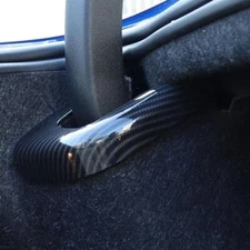 For 12-23 Dodge Charger ABS Carbon Fiber Tailgate Lift Handle Cover Trim @S