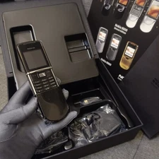 GENUINE NOKIA 8800 SIROCCO BLACK 8800d UNLOCKED GSM MOBILE PHONE MADE IN GERMANY