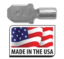 (100) 22-18 AWG QUICK DISCONNECT NON INSULATED (MALE) 250 1/4 SPADE CONNECTOR