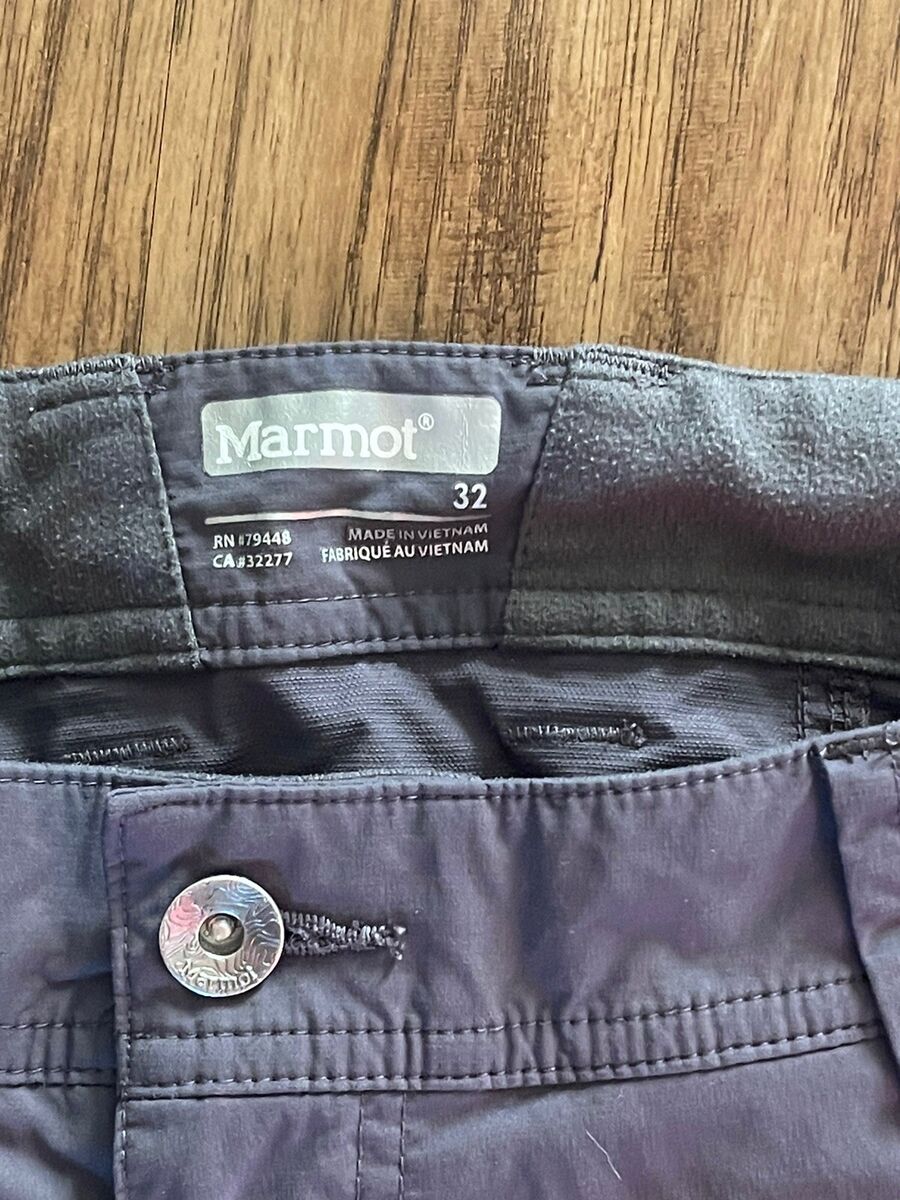 Marmot Hiking Pants Men's Size 32 Blue Waterproof RN 79448 Marmot Hiking Pants Men's Size 32 Blue Waterproof RN 79448