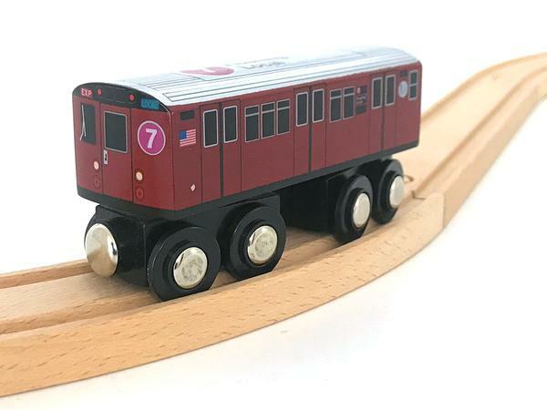 mta wooden train set
