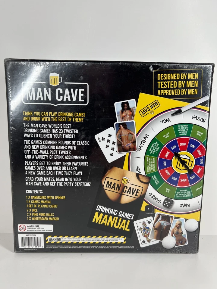 Man Cave World's Best Drinking Games party fun 18+ players 2+ Imagination 2018 - Image 4 of 4