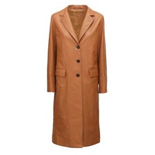 Brown Leather Coat Womens, Blazer Coat Women, Get 20% Off & Free Delivery