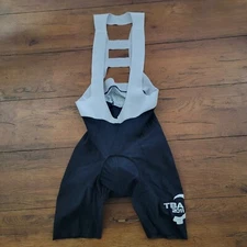 Rosti Mens Small Cycling Bibshorts Italy 6" 13.5" (8/10) Pad Spandex S