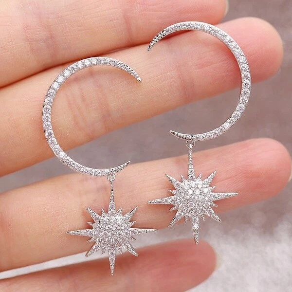 Starburst dangle earrings sale