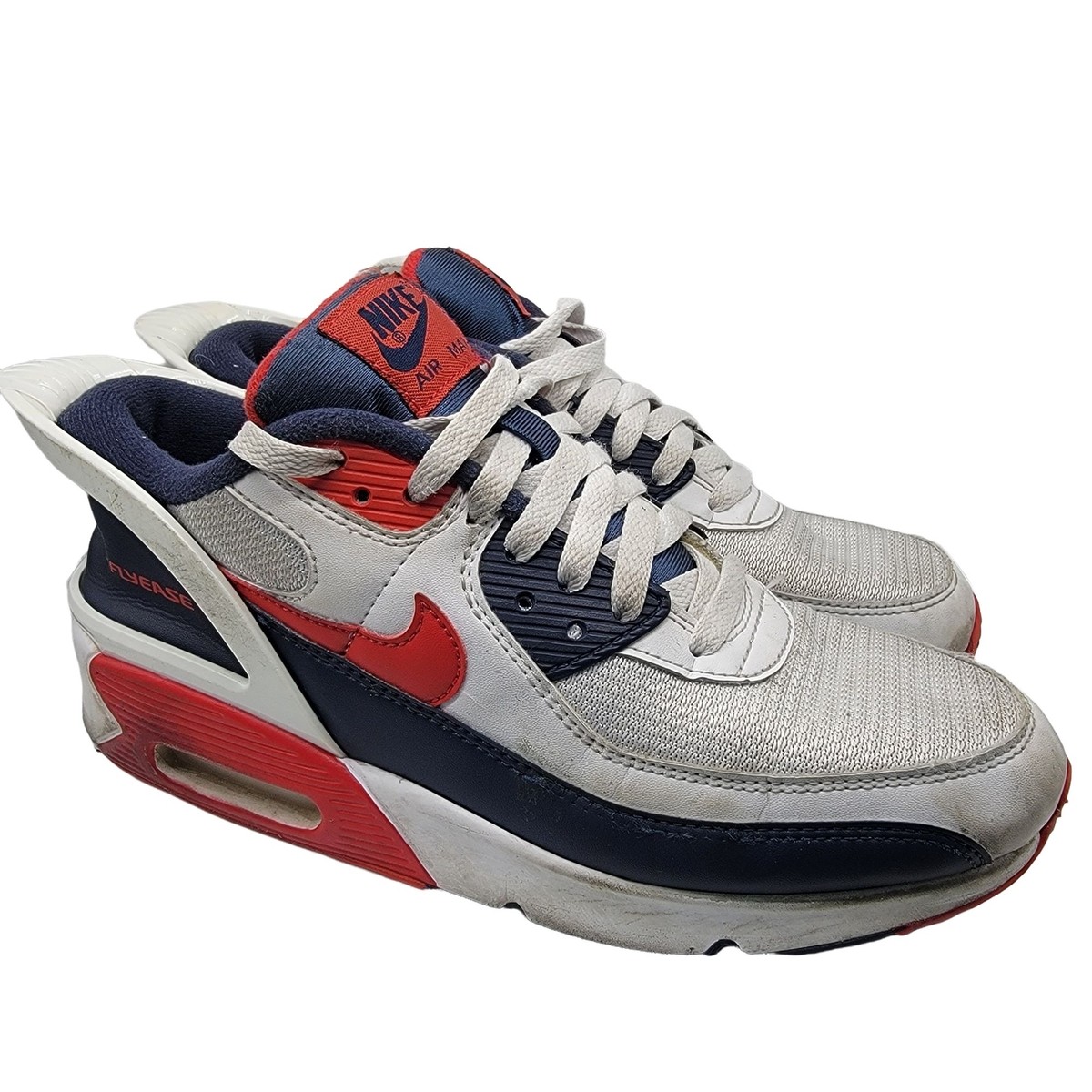 air max 90 blue red white