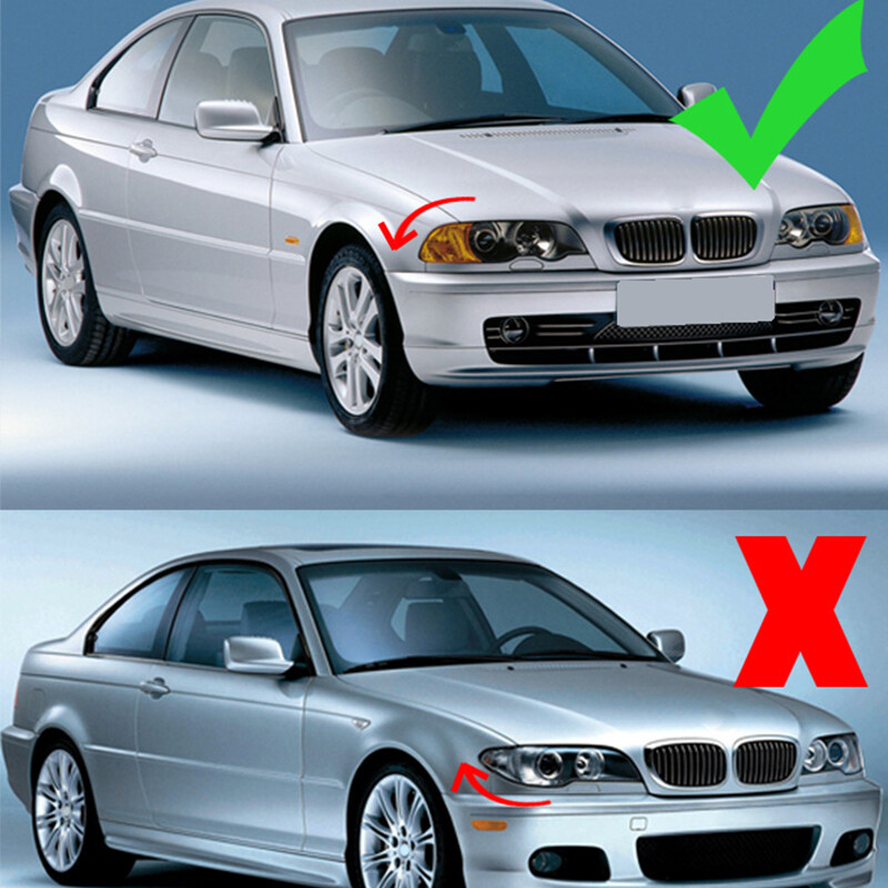 For BMW E46 M3 325Ci 330Ci Coupe 1999-2002 Front Kidney Grille
