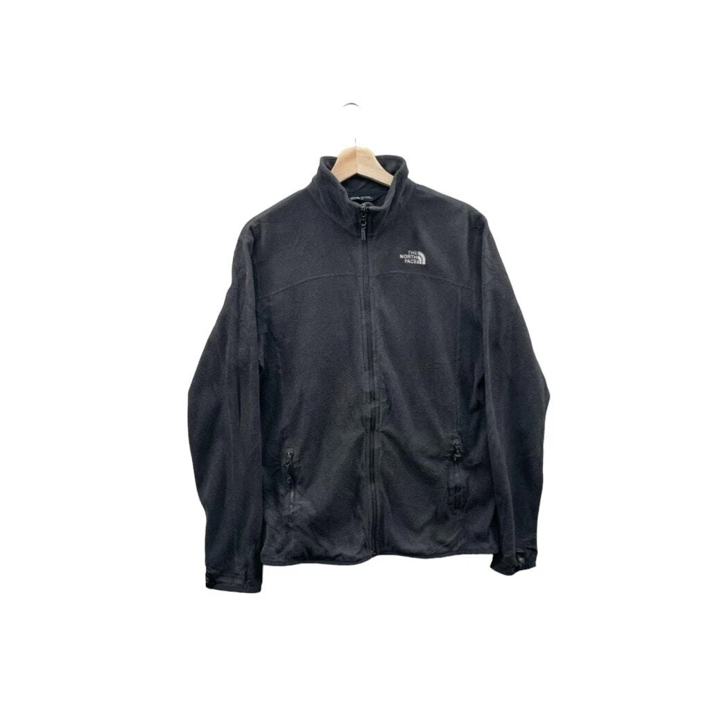 Vintage The North Face Men's Black Full Zip Fleece Jacket Size S VTG Outdoors