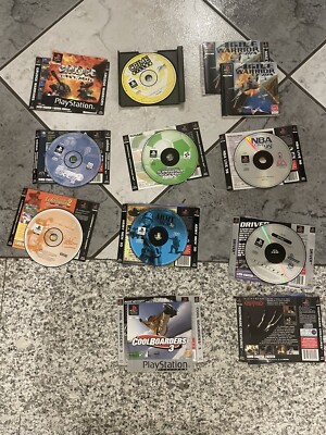 Lot De 6 Jeux PS1 & PS2 - Tekken BMX - Boîtiers HS, à Réparer Ou Pour Pièces