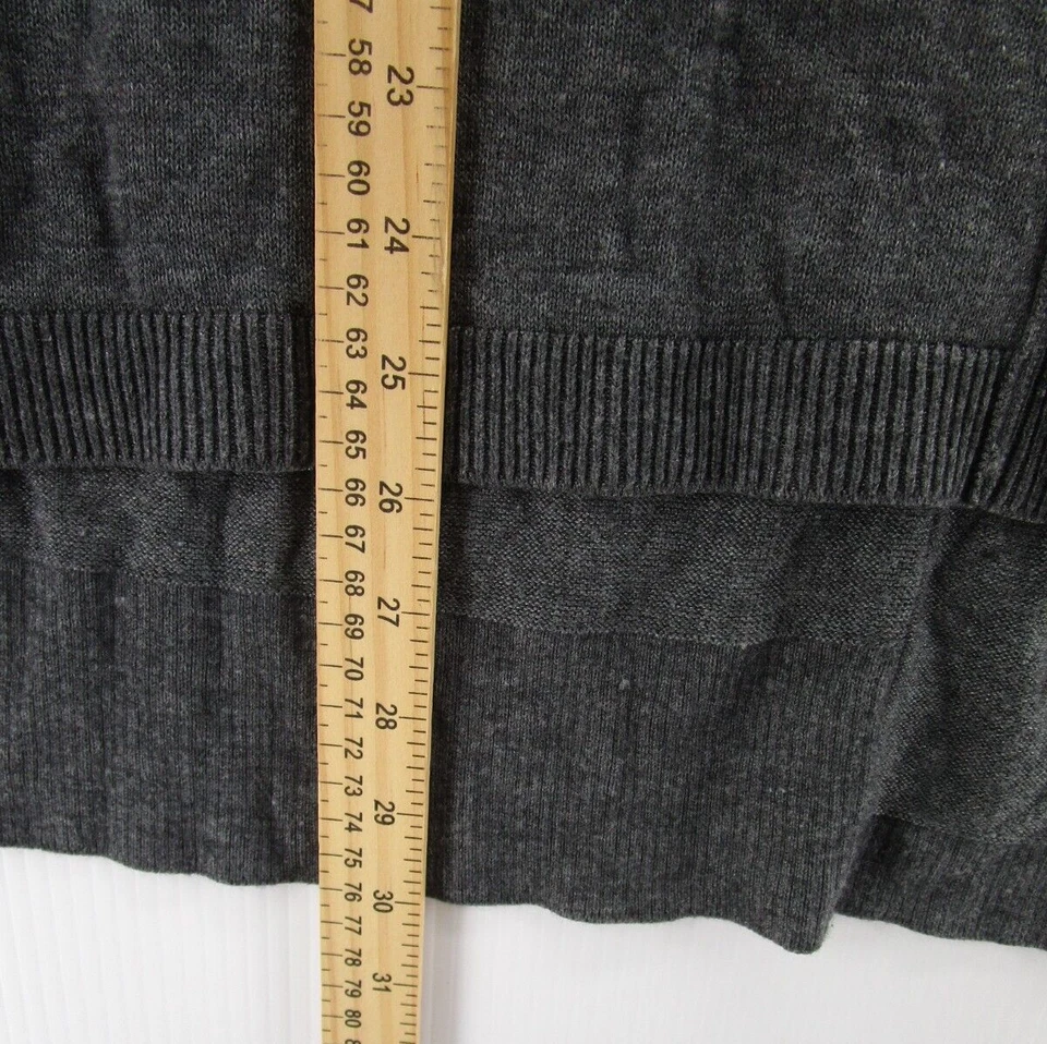 Suéter Feel The Piece Mujer OS Gris Mezcla de Lana Mezcla de Cachemira Cuello Alto Tejido Foto 4 de 4