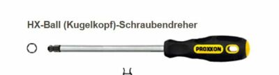 Proxxon 22216 FLEX-DOT HX8-Ball-Kugelkopf-Schraubendreher