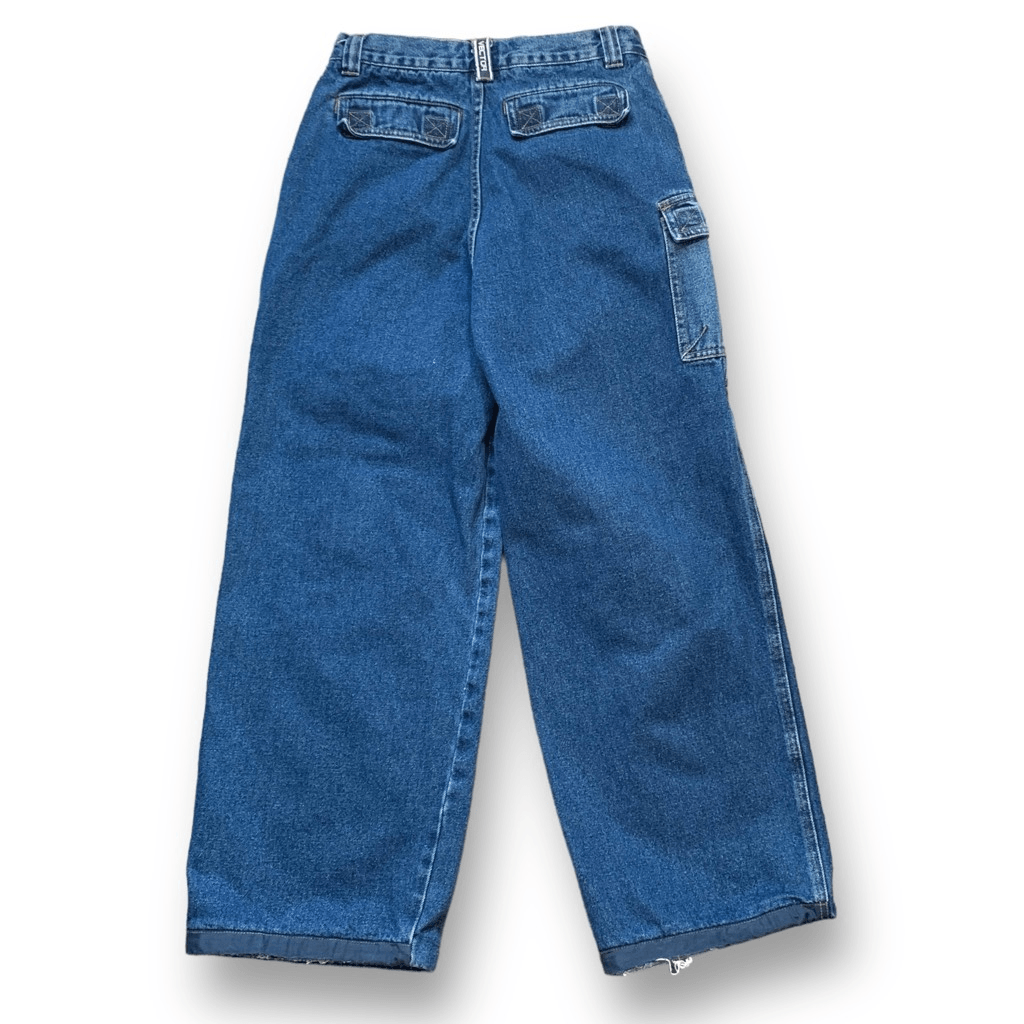 【BOK PLACE】Vintage mid denim winter denim wide pants XL BOK PLACE】Vintage mid denim winter denim wide pants XL (BOK