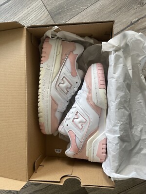 New Balance 550 36 Sea Salt White Pink