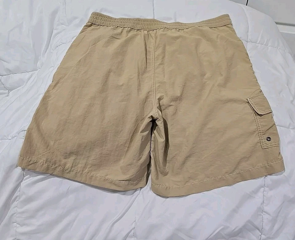 Traje de baño Polo Ralph Lauren para hombre calzoncillos medianos forro de malla caqui logotipo de pony azul Foto 4 de 4