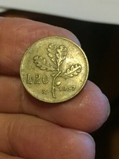 DUE MONETE Repubblica Italiana  20 LIRE del 1957  e 50 LIRE piccole  1996 