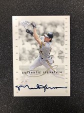 1996 Leaf Donruss MARK JOHNSON Signature Series AUTOGRAPH MLB CARD