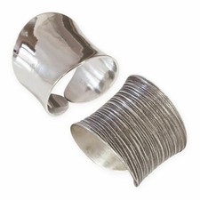 Damenring Silber 925 breit Bandring 925 Finge...