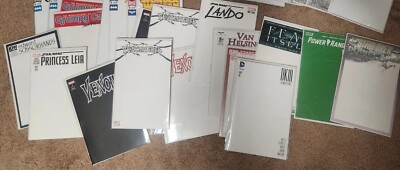LOT OF 20: BLANK SKETCH COMIC BOOKS IDW MARVEL DC IMAGE SPAWN BATMAN VENOM RARE!