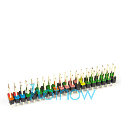 Colorful GPIO Header for Raspberry Pi Zero 2x20pin 0.1'' 2.54mm Dual Male 40pin