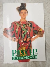 PASSAP E6000 KNITTING MACHINE Pattern Book (22 Vintage Patterns) 1987