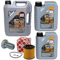 MotoröL Set 5W-30 Liqui Moly 7 Liter + ÖLfilter + Schraube FüR BMW 5Er E60 7Er
