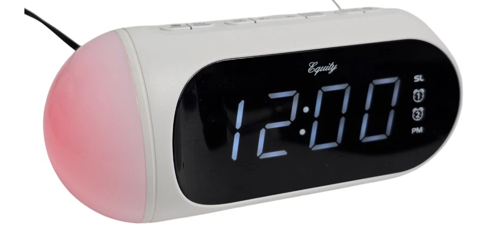 Equity Clock Radio with Nature Sounds and Mood Light Model: M80734 - Image 2 of 4
