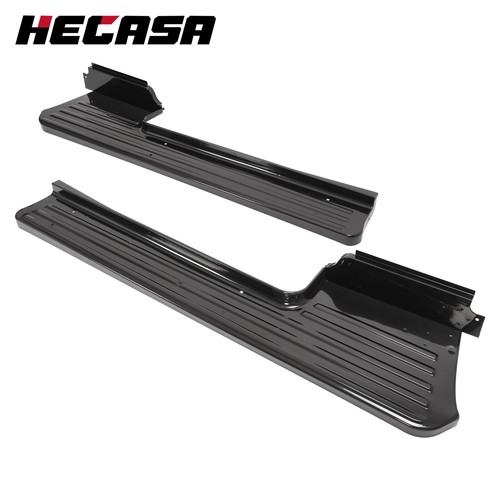 KUAFU Pair Steel Powder Coated Running Boards For Ford F-100 Pickup Truck 1953-1956 – Black-998274