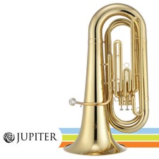 Jupiter JTU730 Clé de BBb Laqué Laiton Compact 3 Valves Tuba avec étui, embouchure