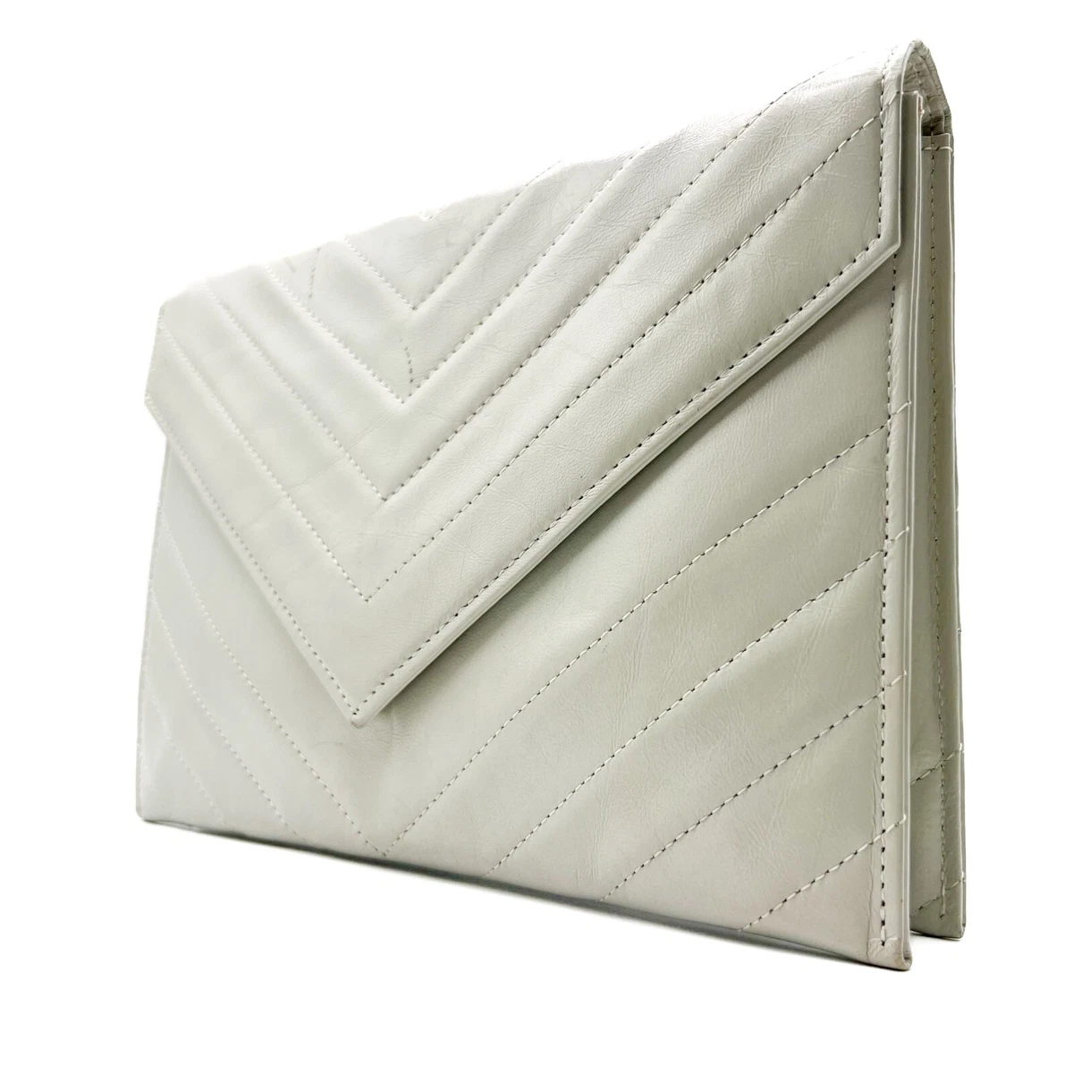 Saint Laurent White Clutch Bags & Handbags for Women for sale | eBay