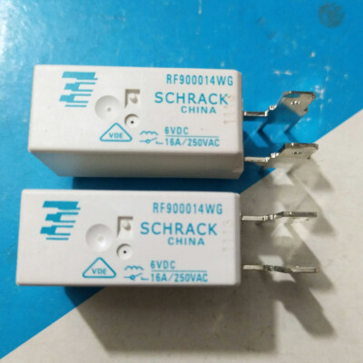 RF900014WG Tyco Electronics Power Relay 16A 250VAC 6VDC (Pack of 2)