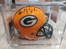 DON MAJKOWSKI Signed Green Bay Packers Mini Helmet (JSA Witness COA) W / Display