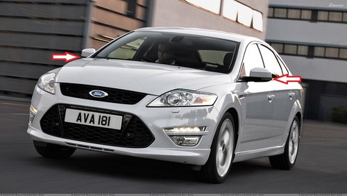 SCHWARZE Seitenblinker Spiegelblinker Ford Focus 2/3 MK2/Mk3 RS ST Mondeo Mk4 - Bild 6 von 6