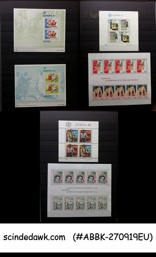 COLLECTION OF EUROPA MINIATURE SHEETS FROM DIFF. COUNTRIES IN AN ALBUM - Picture 2 of 12