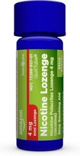 Amazon Basic Care Mini Nicotine Polacrilex Lozenge, 4 mg nicotine , Mint Flavor