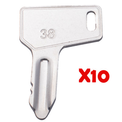 10 Keys For Yanmar Takeuchi Kubota Excavator ELI80-0096 RG60472