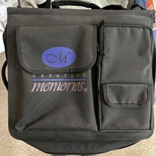 Creative Memories Memory Mate Binder Scrapbook Tote Storage,pages/stickers/pens