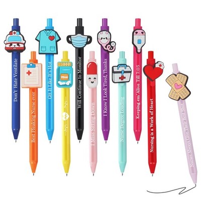 Creative Nursing Pens Nurse Funny Sayings Student Essentials Work 12 PCS