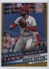 2020 Topps Decades Best Series 2 Pitchers Gold 3/50 Bruce Sutter #DB-69 HOF 0t2